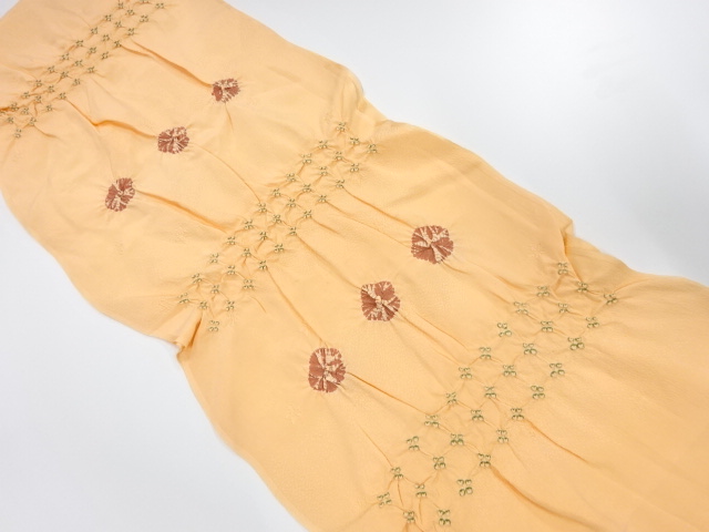 正絹　絞り　帯揚げ